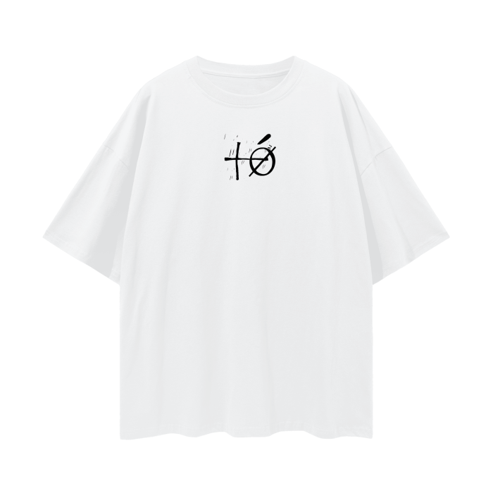 +0Not2 Oversize Deep Drop Shoulder Tee